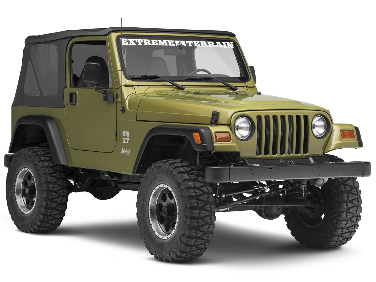 Bestop Jeep Wrangler Supertop NX Soft Top - Black Denim 54720-15