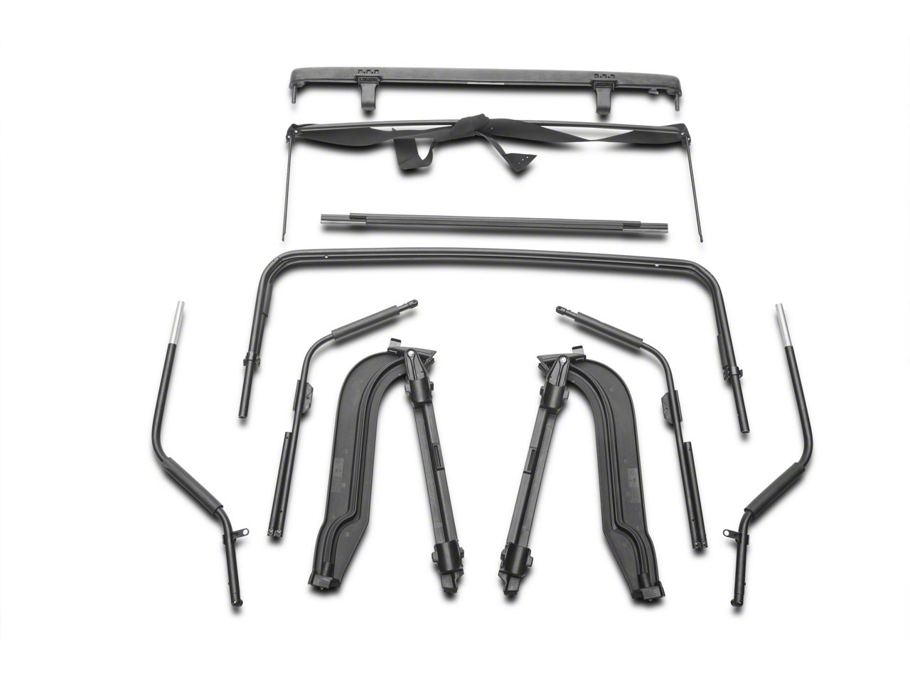 Bestop Jeep Wrangler Supertop NX Soft Top - Black Diamond 54721-35