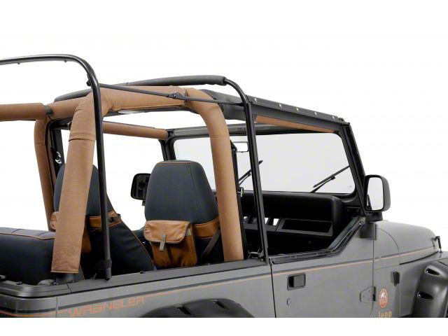 Bestop Jeep Wrangler Supertop NX Soft Top - Black Denim 54601-15