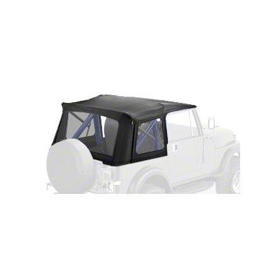 Bestop Jeep Wrangler Supertop Classic Replacement Soft Top; Black