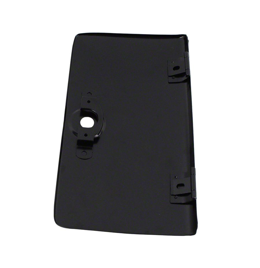 Kentrol Jeep Wrangler Glove Box Door; Black Powder Coated