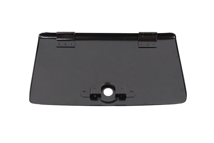 Kentrol Jeep Wrangler Glove Box Door; Black Powder Coated