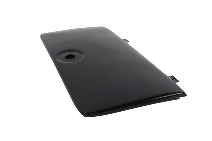 Kentrol Jeep Wrangler Glove Box Door; Black Powder Coated