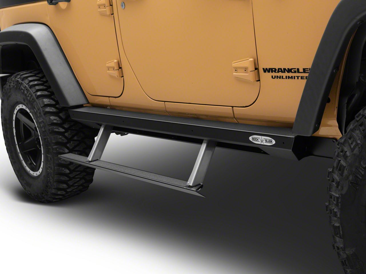 Rock-Slide Engineering Jeep Wrangler 3rd Gen Step Sliders BD-SS