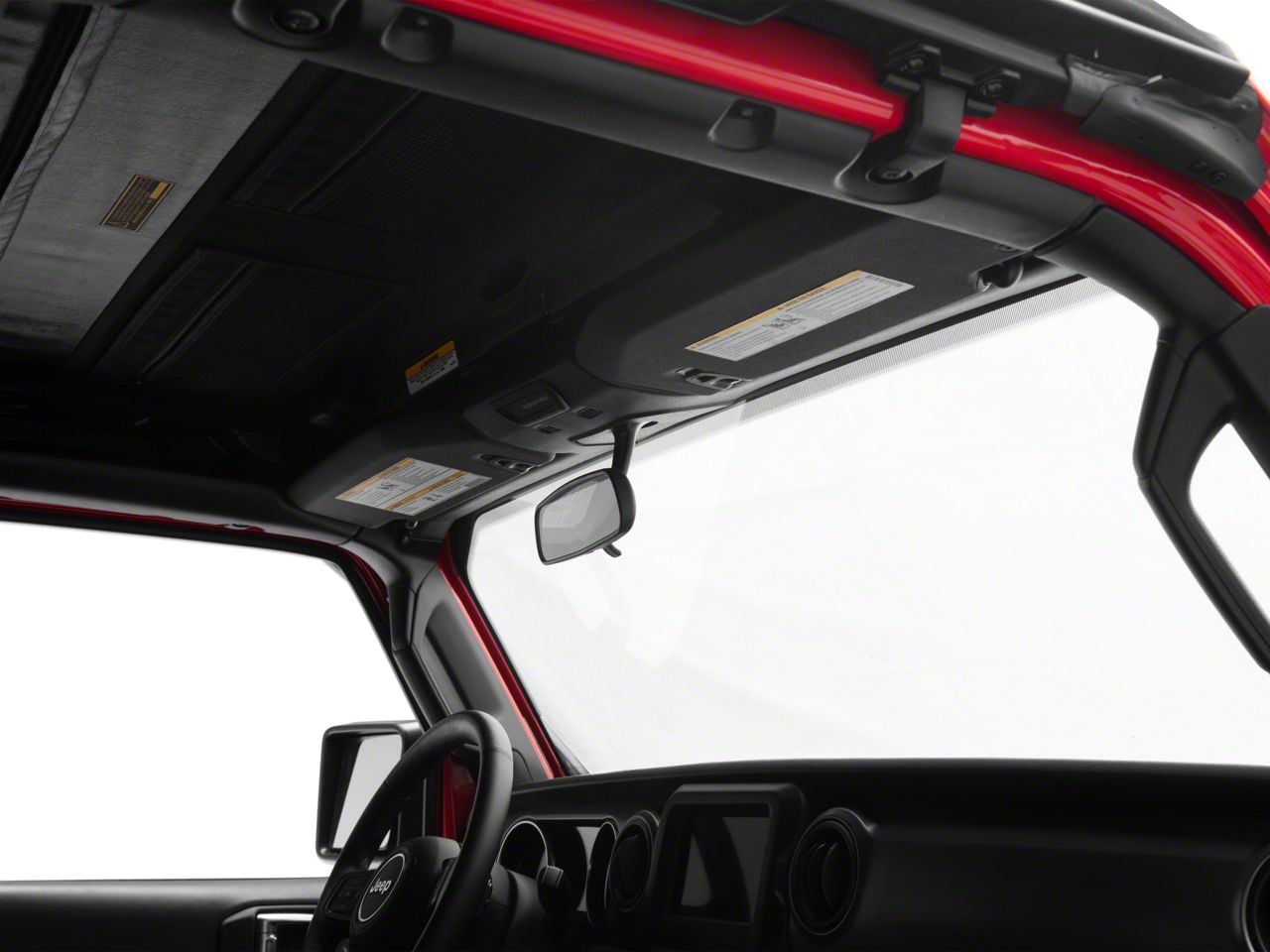 Bestop Jeep Wrangler Trektop Halftop; Black Twill 53902-17 (18-26
