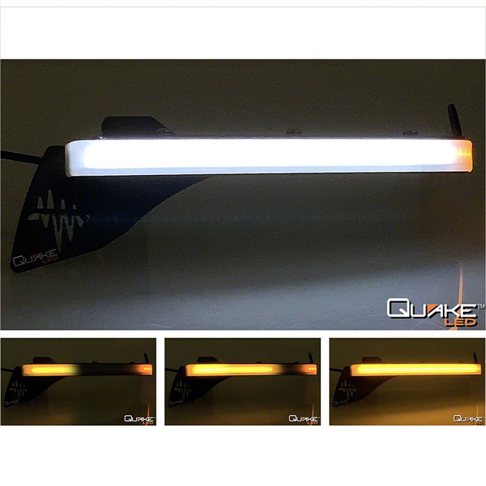 Quake LED Tempest Slim DRL Fender Chop Kit with Sequential