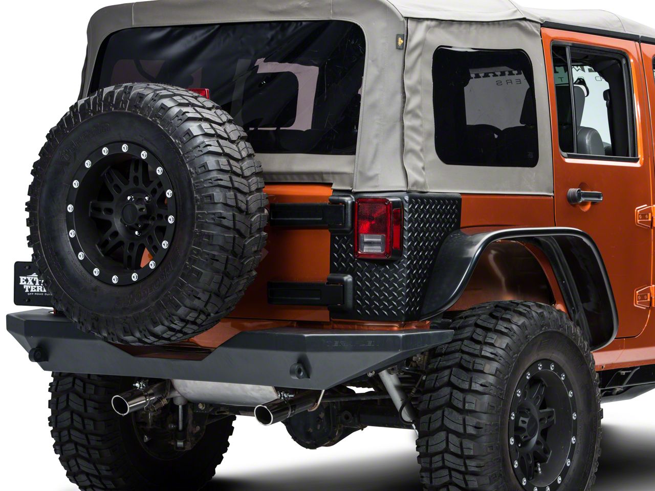 Rugged Ridge Jeep Wrangler Rear Quarter Panel Body Armor Kit