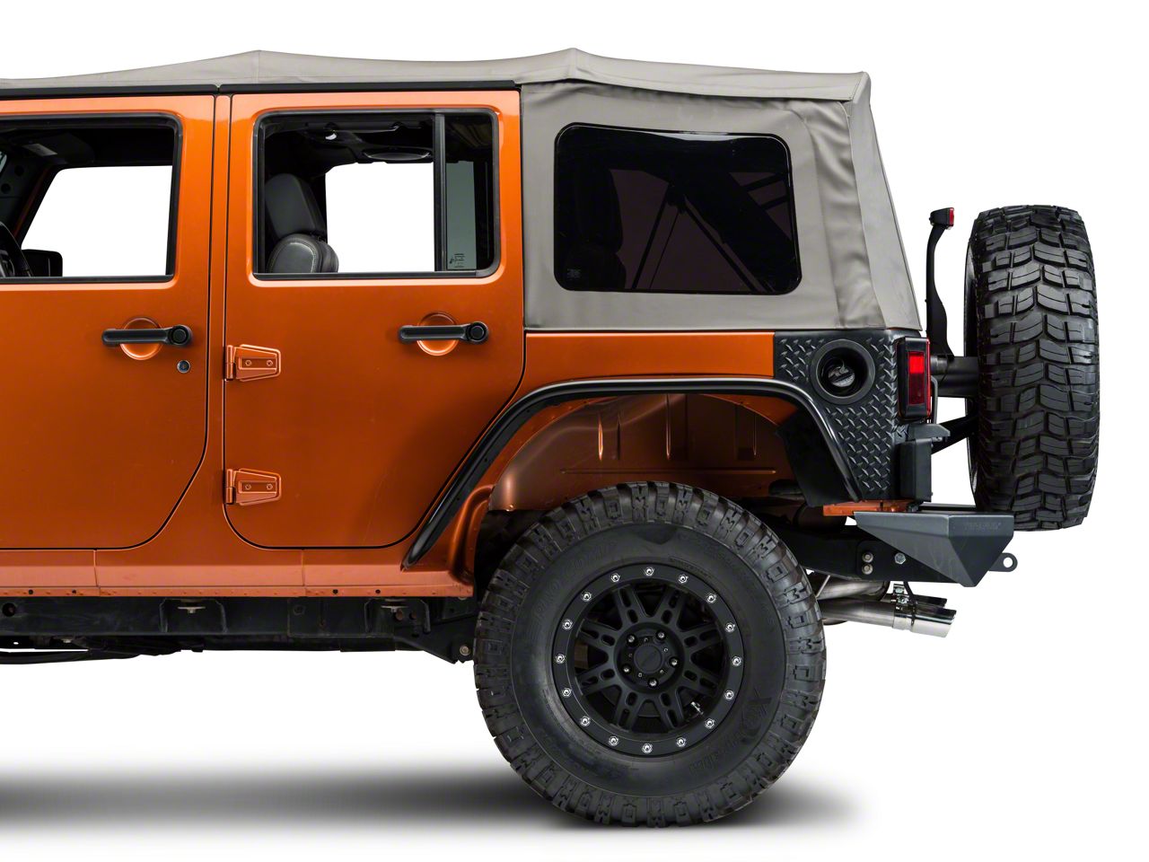 Rugged Ridge Jeep Wrangler Rear Quarter Panel Body Armor Kit