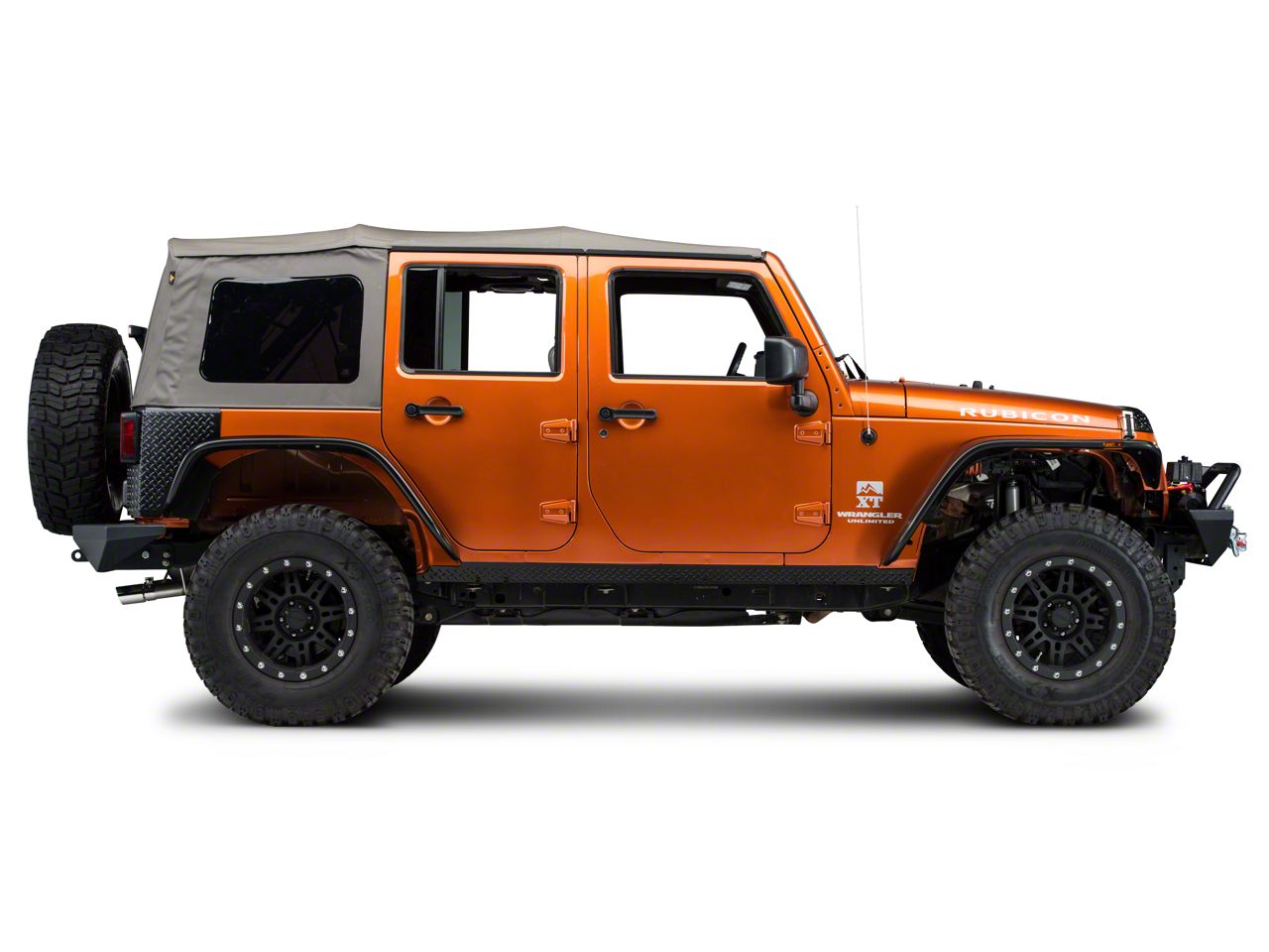 Rugged Ridge Jeep Wrangler Rear Quarter Panel Body Armor Kit