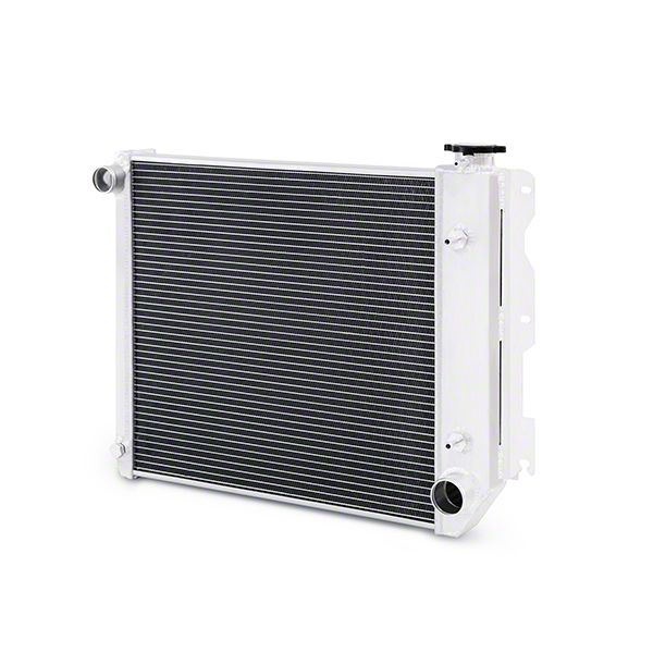 ALLOYWORKS 4-Row Aluminum Radiator For Jeep Wrangler TJ/YJ Chevy V8 Conversion 87-06