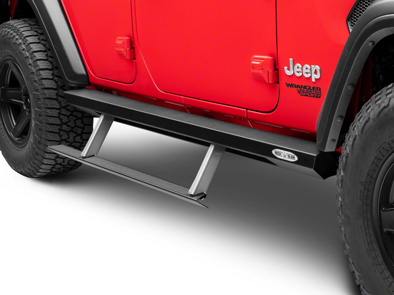 Rock-Slide Engineering Jeep Wrangler 3rd Gen Step Sliders BD-SS