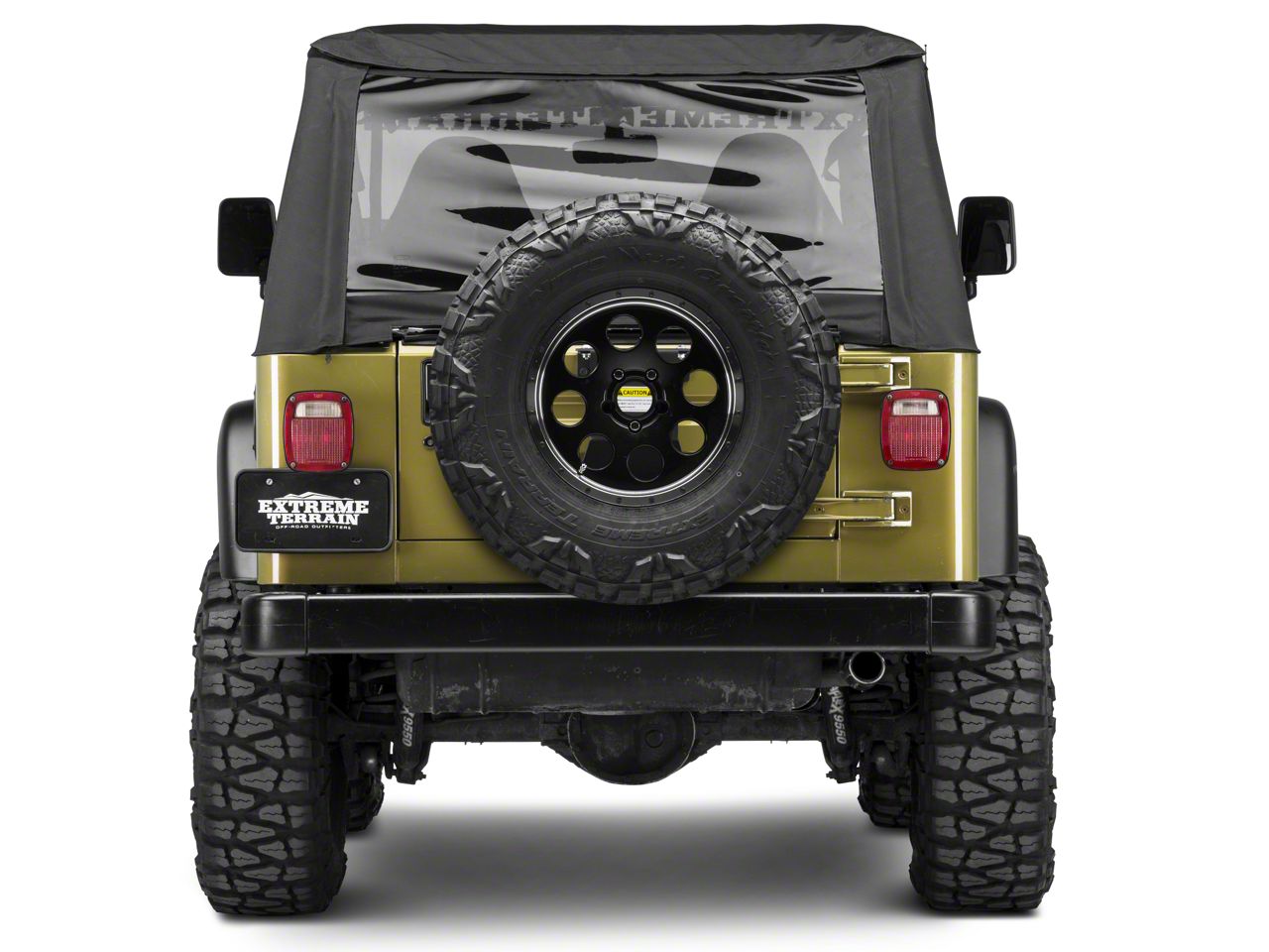 Heavy Duty Spare Tire Carrier Mount For Jeep Wrangler YJ (87-95), TJ (97-06) & LJ (04-06)