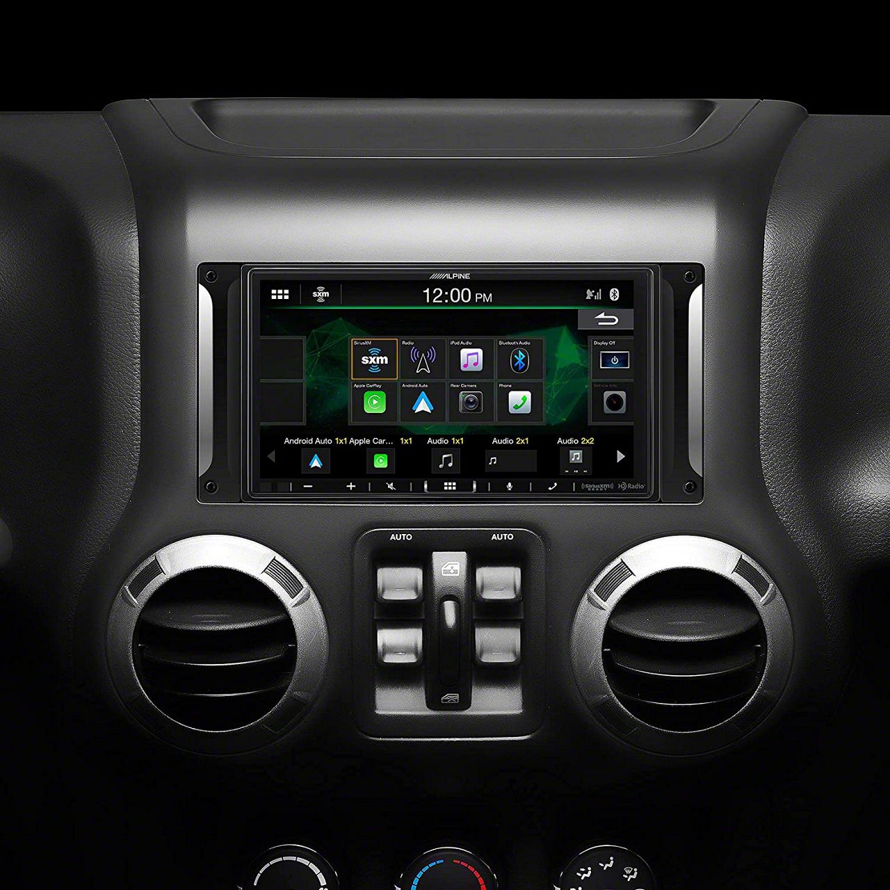 Alpine Jeep Wrangler 7-Inch Shallow-Chassis In-Dash Digital Alpine Jeep Wrangler 7-Inch Shallow-Chassis In-Dash Digital