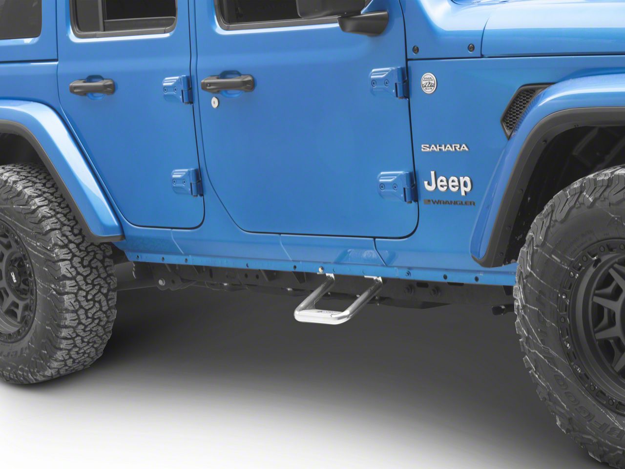 Jeep Gladiator Hoop II Side Steps; Polished; Pair (20-26 Jeep