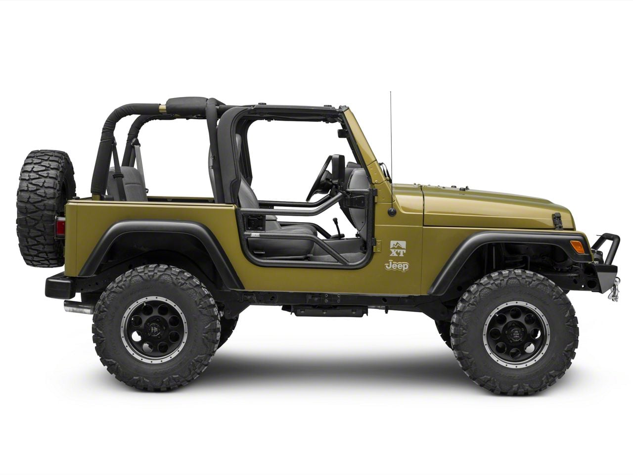 Rugged Ridge Jeep Wrangler Tube Doors - Textured Black 11509.20