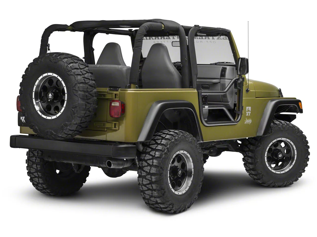 リッジロックチューブドア 1997-2006 Jeep Wrangler TJ Amazon.com