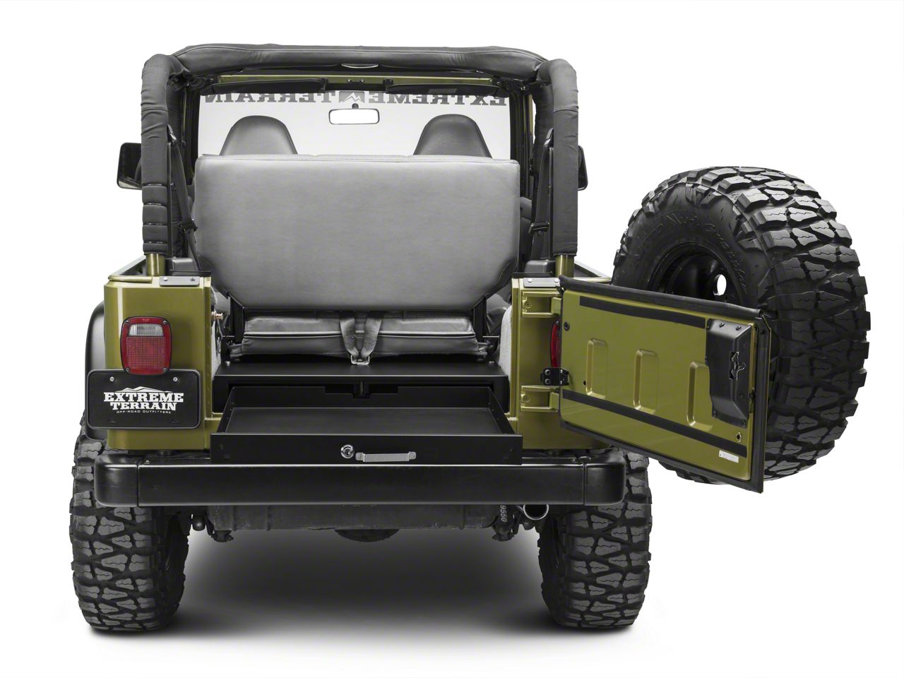 Floor Seating Jeep Wrangler TJ Rear Seat Brackets (1997-2002