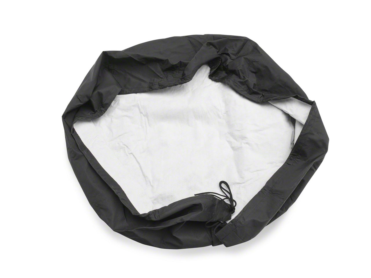 thumbnail image 2 of Spare Tire Cover Black Diamond Fabric – For Jeep Wrangler YJ TJ JK, Fits 33-35 Inch Tires 2 of 6