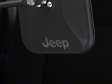 Jeep Licensed by RedRock Rectangular Adventure Mirrors with Engraved Jeep Logo; Textured Black (76-26 Jeep CJ7, Wrangler YJ, TJ, JK & JL)