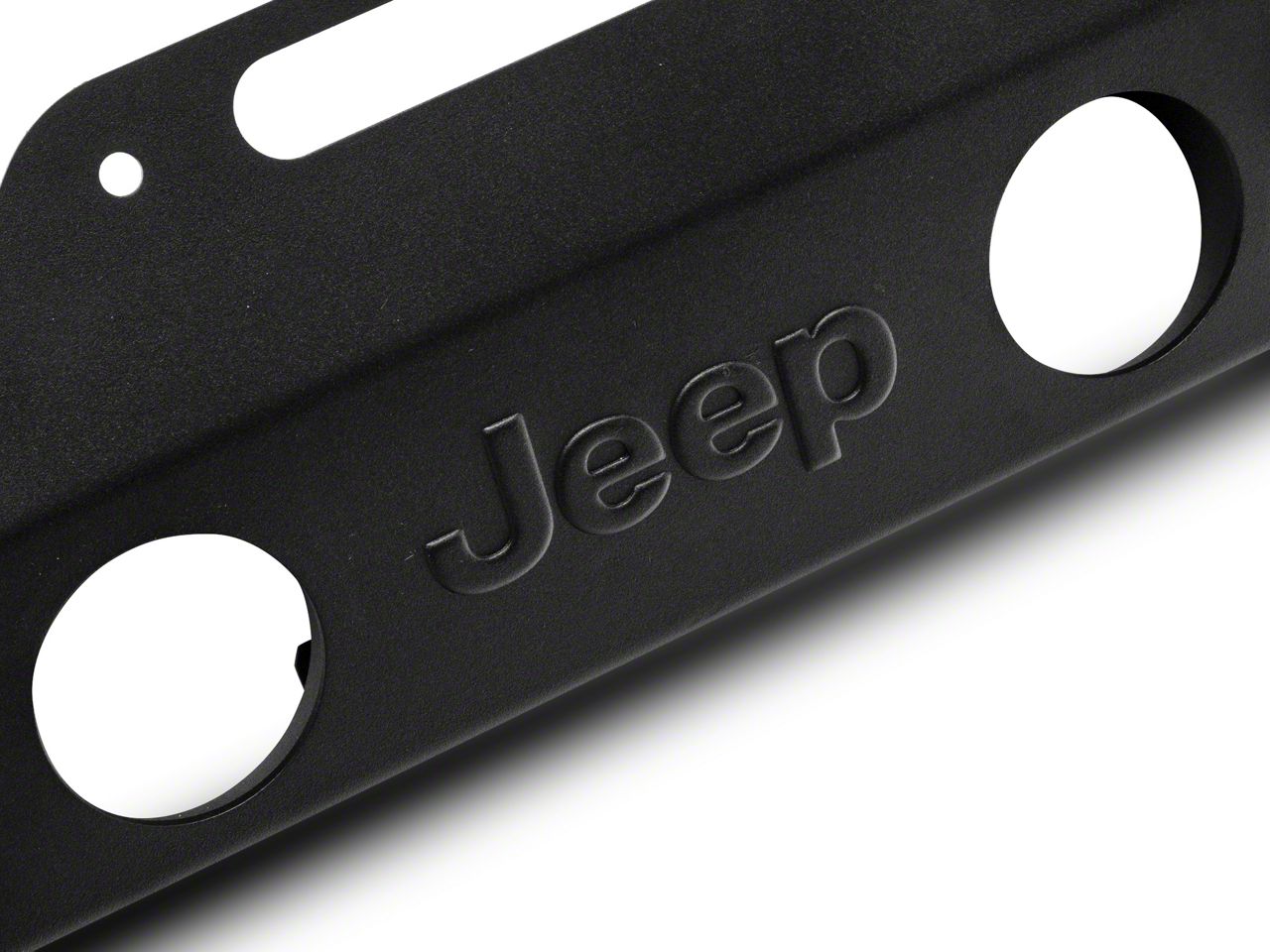 Jeep Licensed by RedRock Jeep Wrangler Stubby Front Winch Bumper