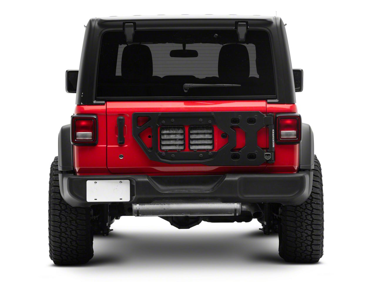 Teraflex Jeep Wrangler Alpha HD Hinged Spare Tire Carrier and