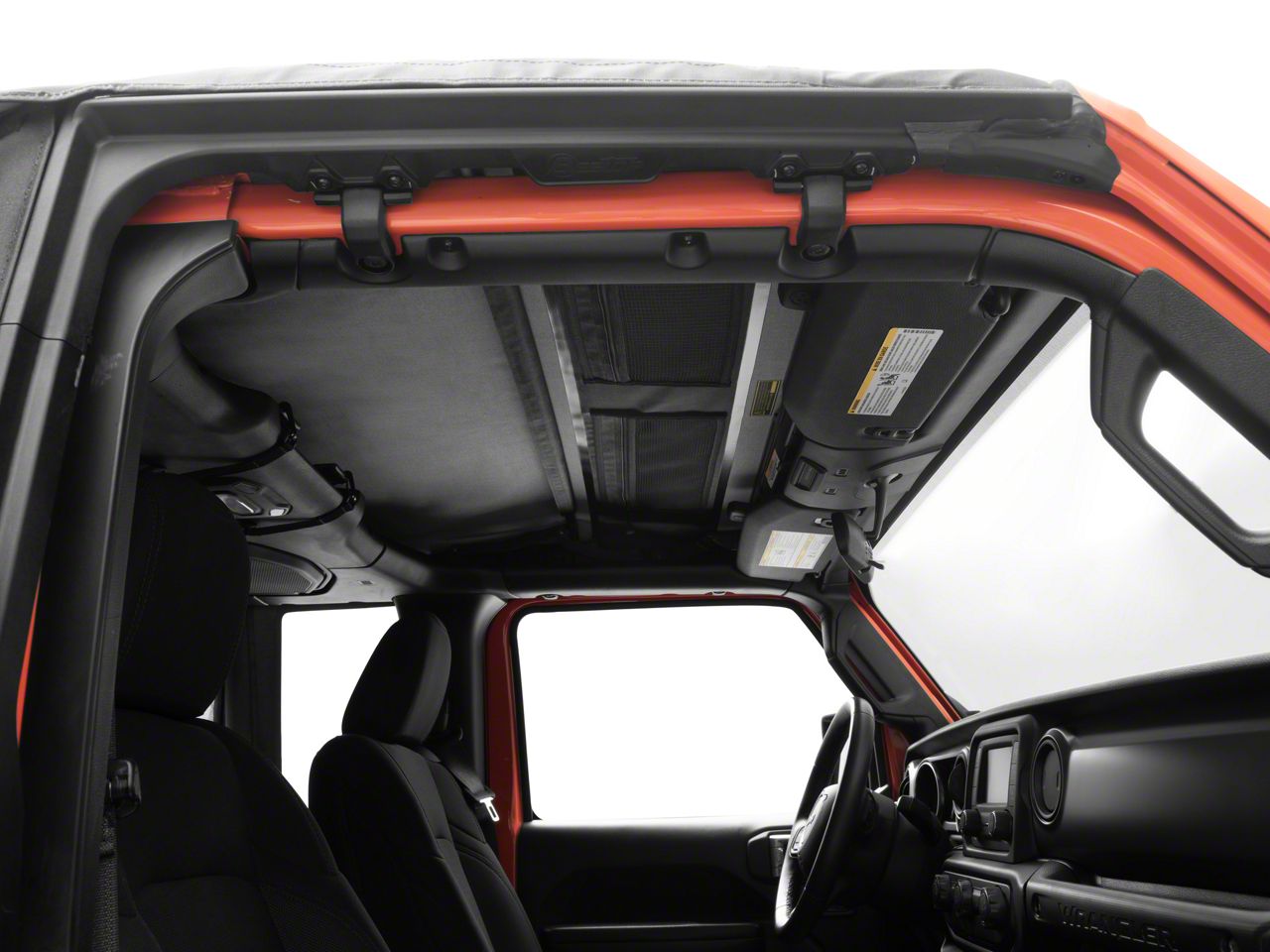 Bestop Jeep Wrangler Half Top Soft Top; Black Diamond 53903-35 (18