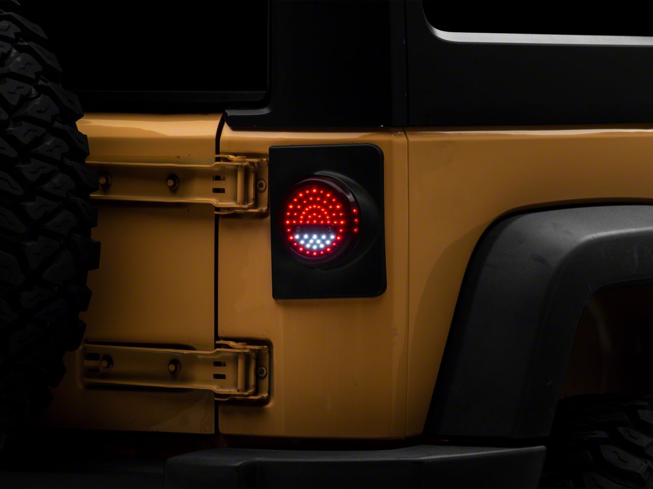 Raxiom Jeep Wrangler Axial Series Halo LED Tail Lights Raxiom Jeep Wrangler Axial Series Halo LED Tail Lights