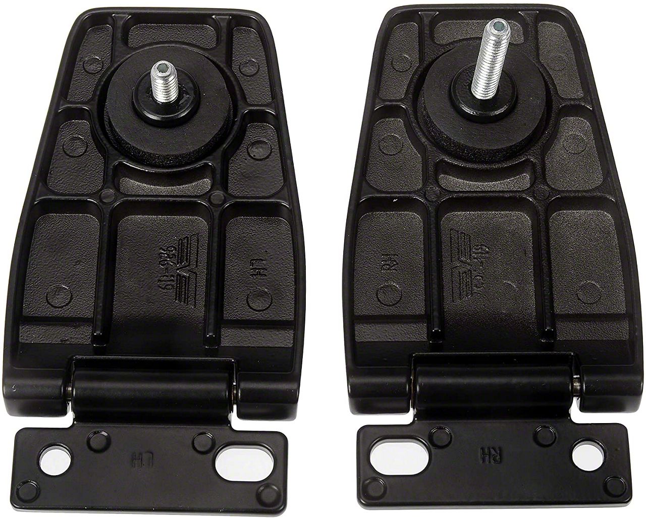 Liftgate Hinge Set Replacement For Jeep Wrangler YJ TJ 1987-2006 - Stainless Steel Hardtop Rear Window Hinges