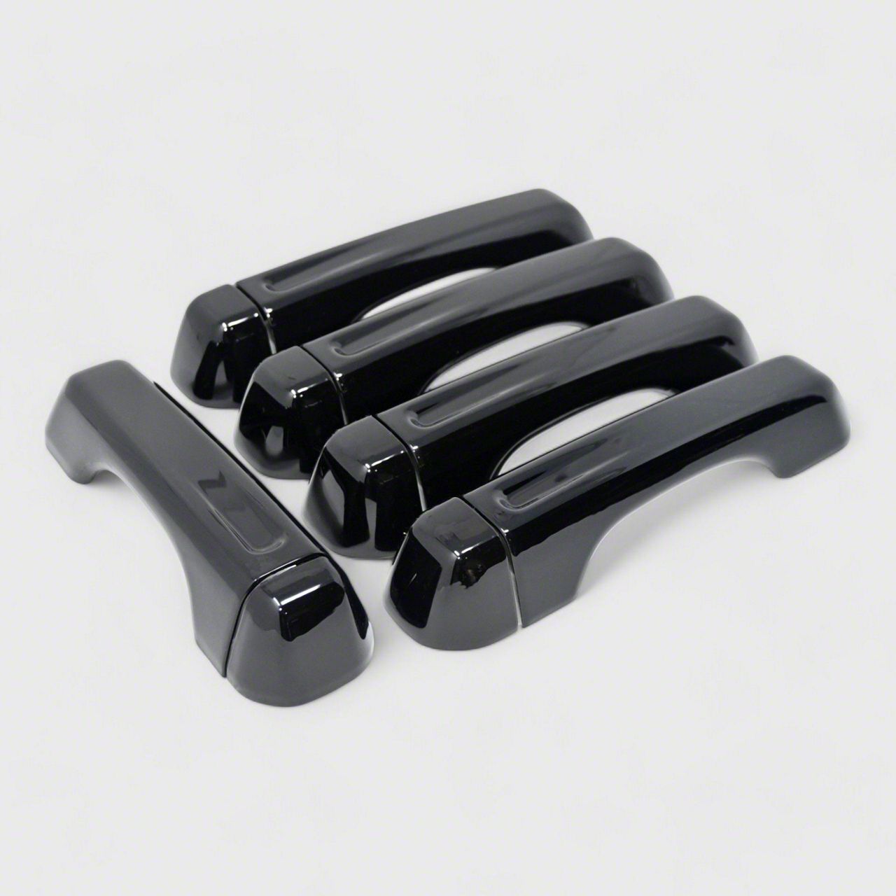 thumbnail image 2 of Torox Gloss Black Door Handle Covers – For 2018-2025 Jeep Wrangler 2-Door (No Keyhole) 2 of 3