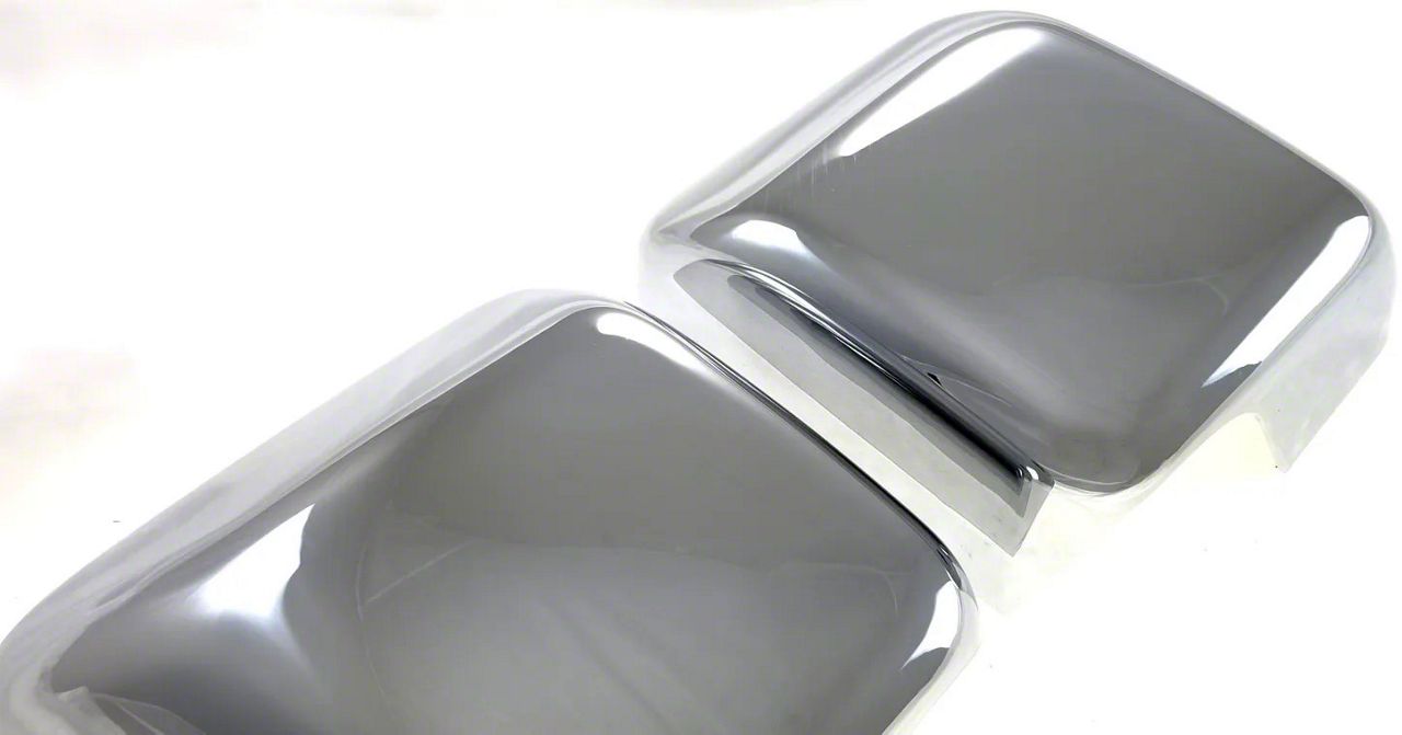 GalaxyMoto Chrome Mirror, Door Handles & Tailgate Cover Combo For Jeep Wrangler 07-17