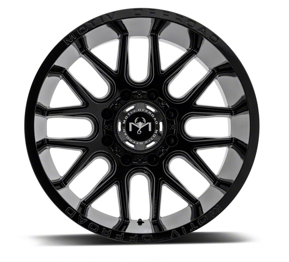 Motiv Offroad Tacoma Magnus Gloss Black 5-Lug Wheel; 20x12; -44mm