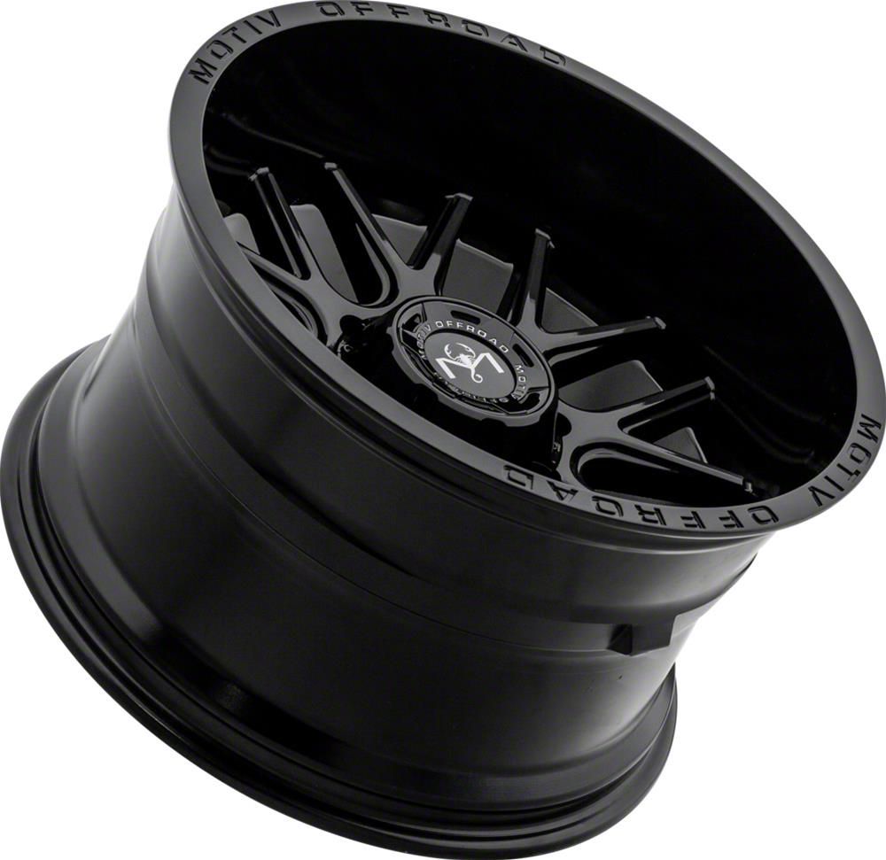 Motiv Offroad Tacoma Magnus Gloss Black 5-Lug Wheel; 20x12; -44mm