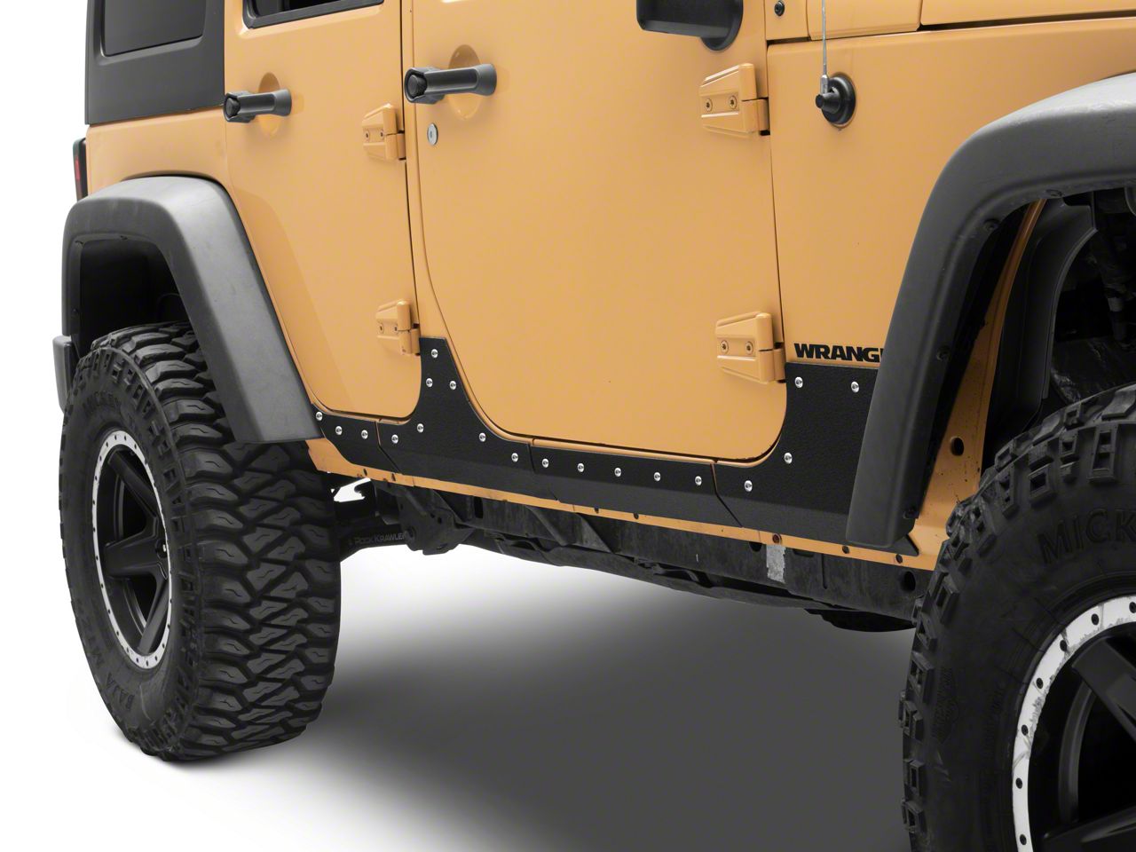 RedRock Jeep Wrangler Rocker Armor J166365 (07-18 Jeep Wrangler JK