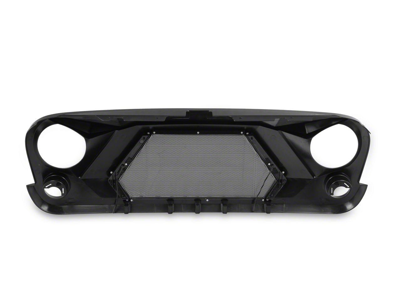 RedRock Jeep Wrangler Open Wide Grille with LED DRL J166663 (07-18