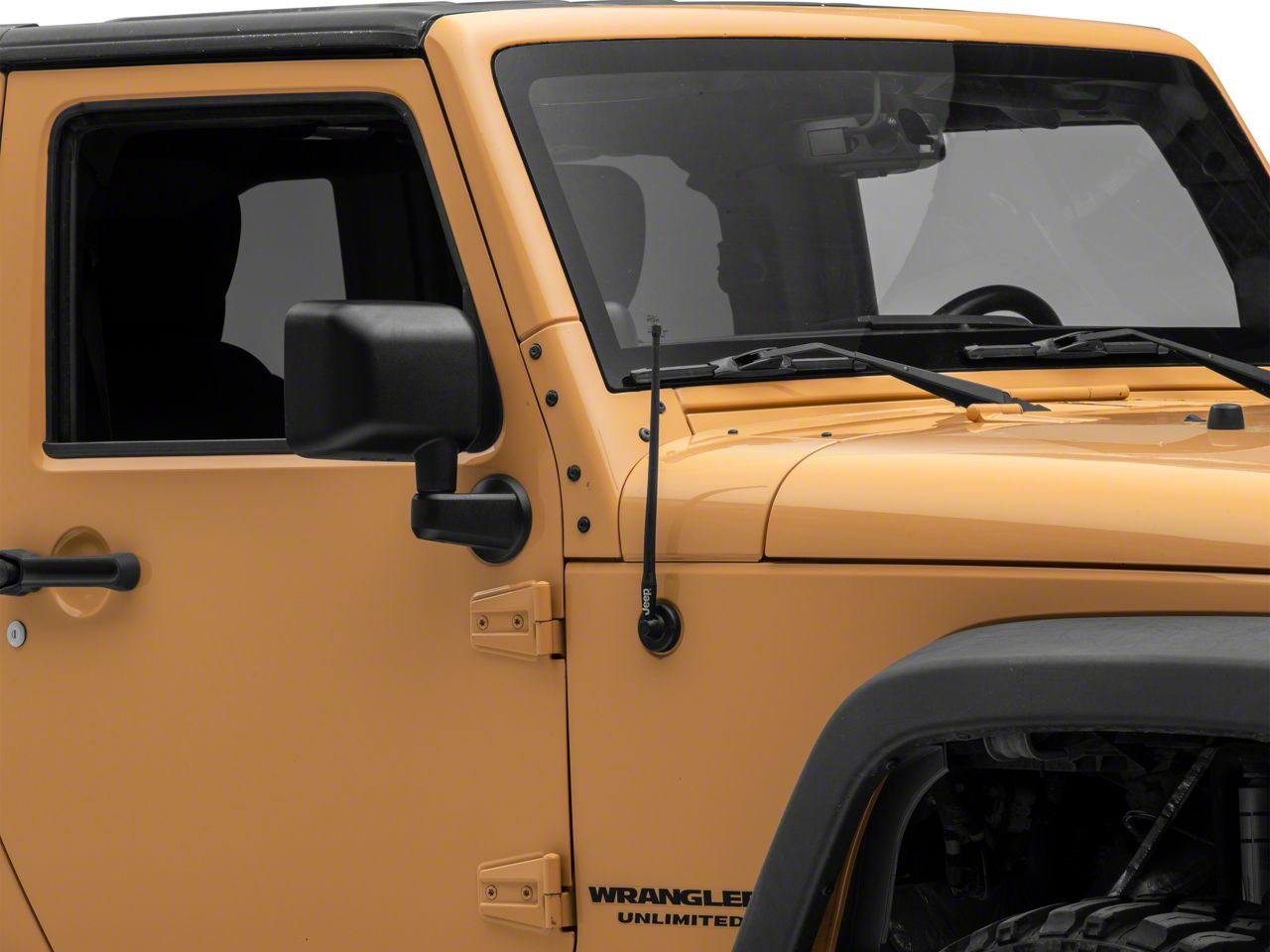 Jeep Licensed by RedRock Jeep Wrangler 13-Inch Trail Antenna with