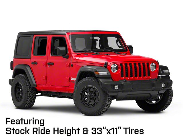 KMC Jeep Wrangler Dirty Harry Textured Black Wheel; 17x9 KMC Jeep Wrangler Dirty Harry Textured Black Wheel; 17x9