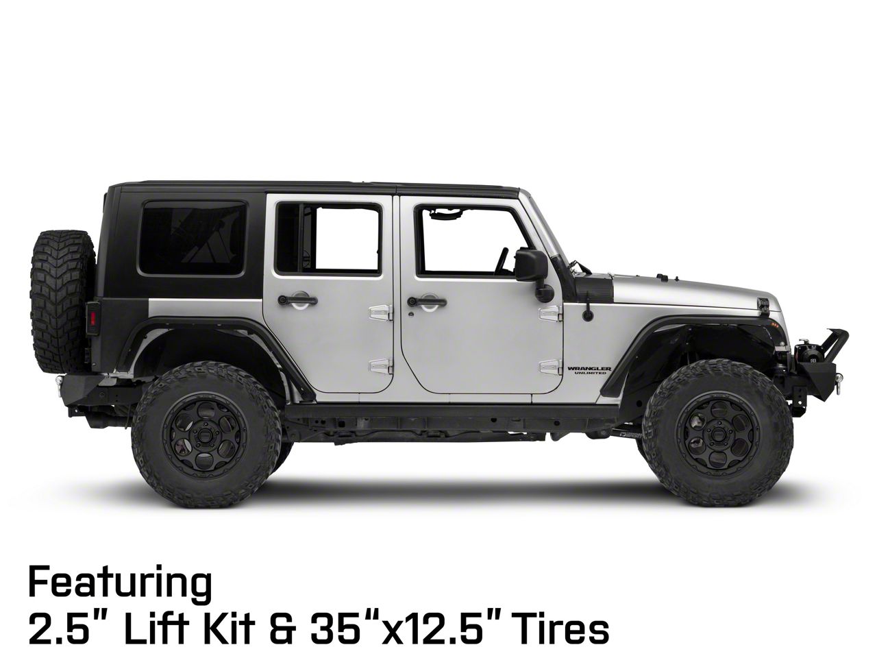 KMC Jeep Wrangler Dirty Harry Textured Black Wheel; 18x8.5