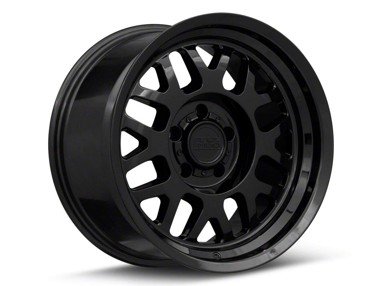 Black Rhino Jeep Wrangler Delta Gloss Black Wheel; 17x9.5