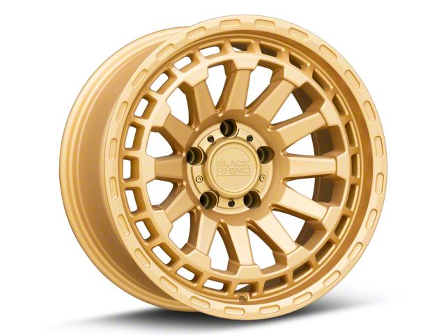 Black Rhino Jeep Wrangler Raid Gold Wheel; 18x9.5; -18mm Black Rhino Jeep Wrangler Raid Gold Wheel; 18x9.5; -18mm