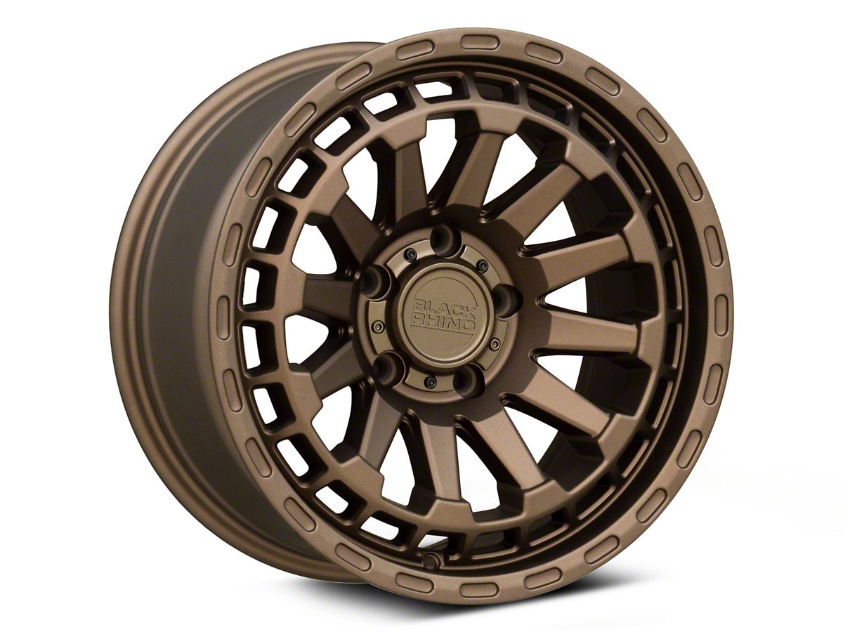 Black Rhino Jeep Wrangler Raid Matte Bronze Wheel; 17x8.5