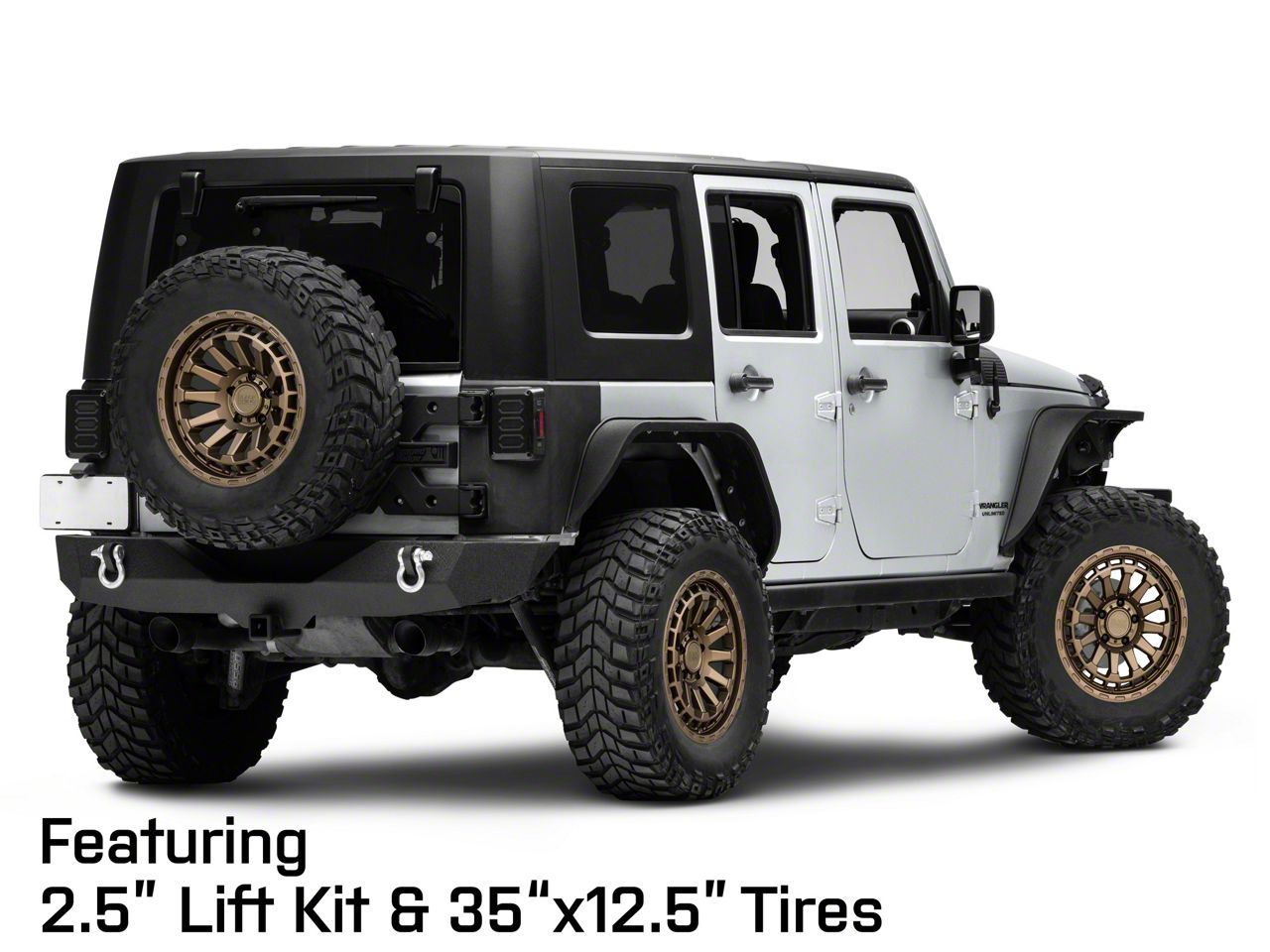 Black Rhino Jeep Wrangler Raid Matte Bronze Wheel; 18x9.5