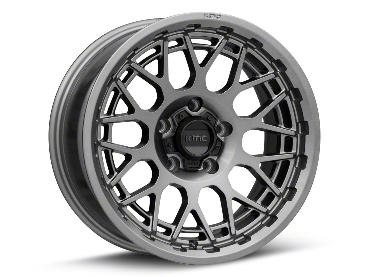 KMC Jeep Wrangler Technic Anthracite Wheel; 17x8.5; 18mm Offset