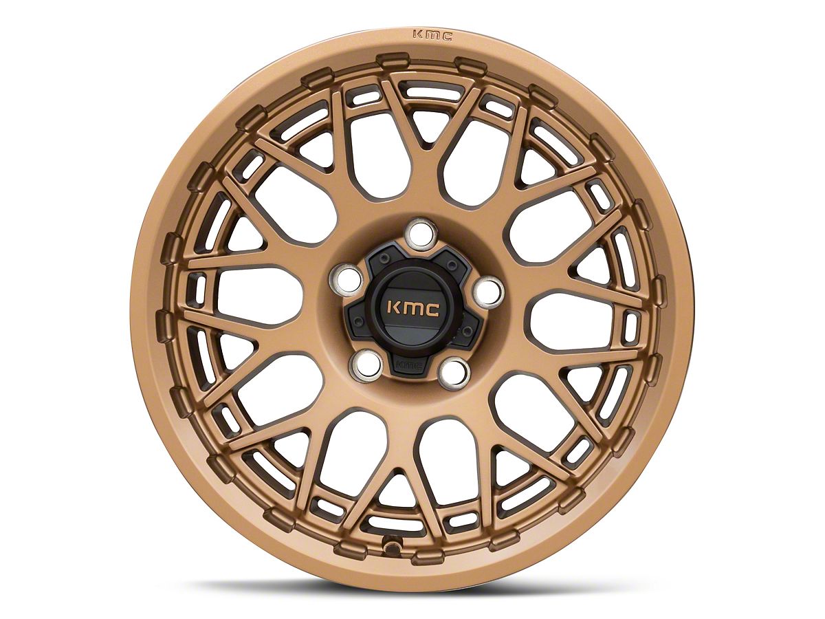 KMC Jeep Wrangler Technic Matte Bronze Wheel; 17x8.5 KM72278550600 