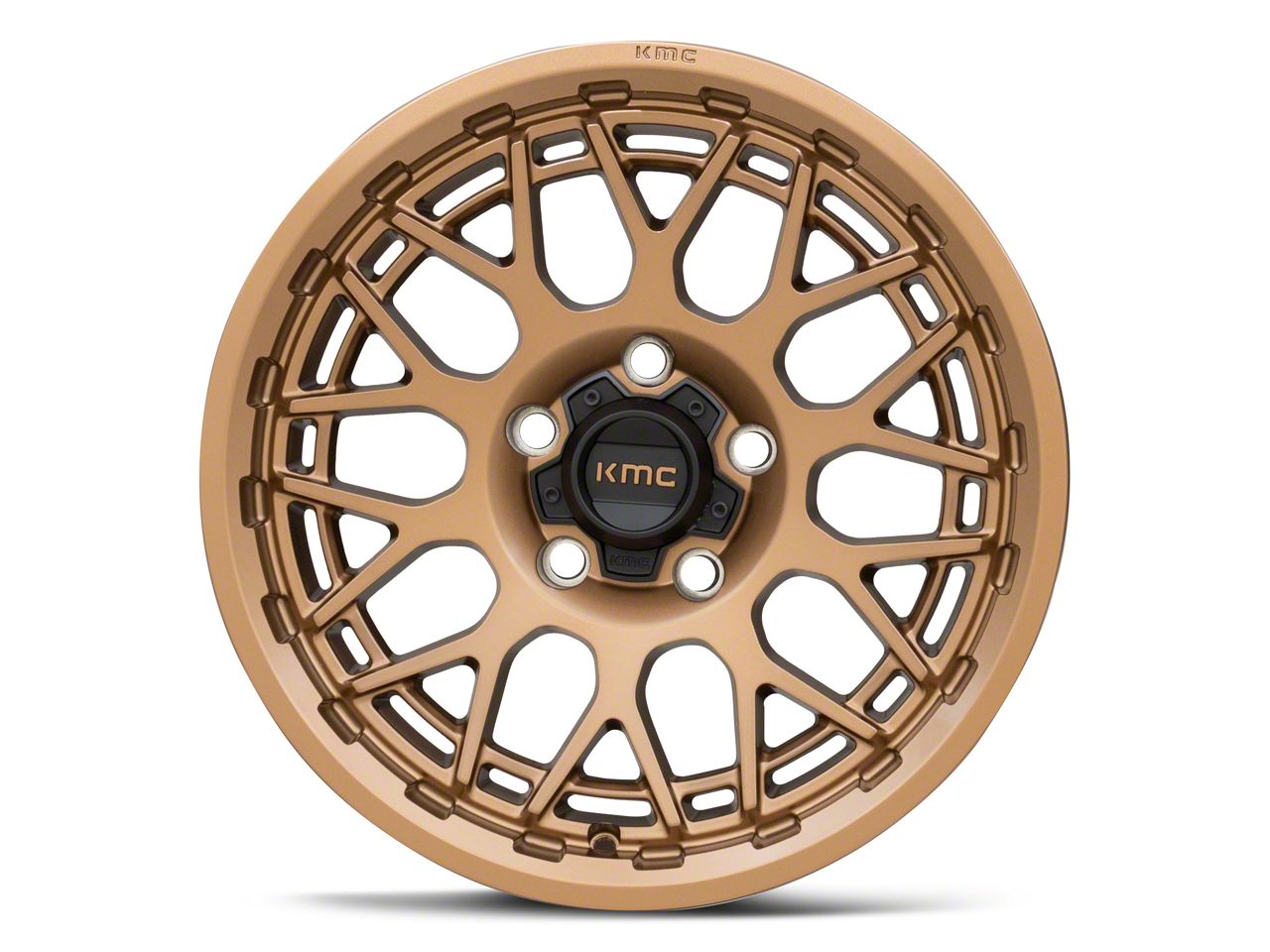 KMC Jeep Wrangler Technic Matte Bronze Wheel; 20x9; 18mm Offset