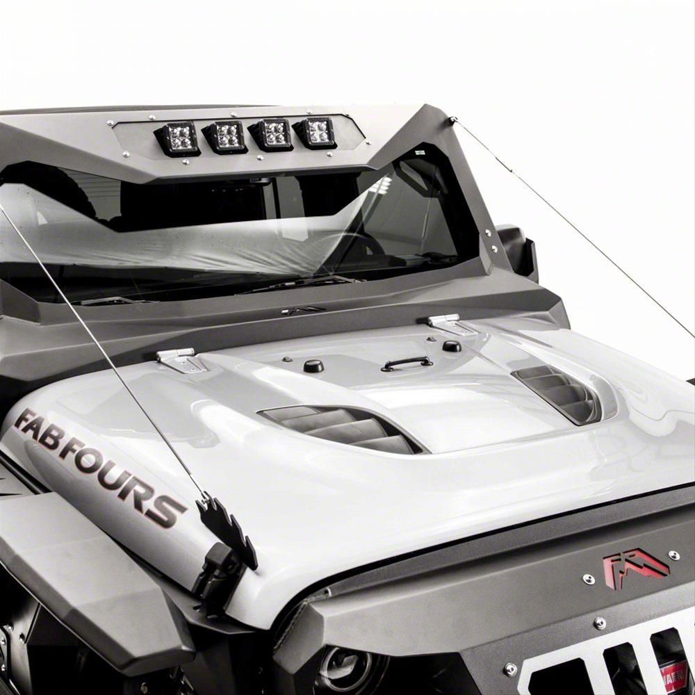 Fab Fours Jeep Wrangler ViCowl Windshield Protector Limb