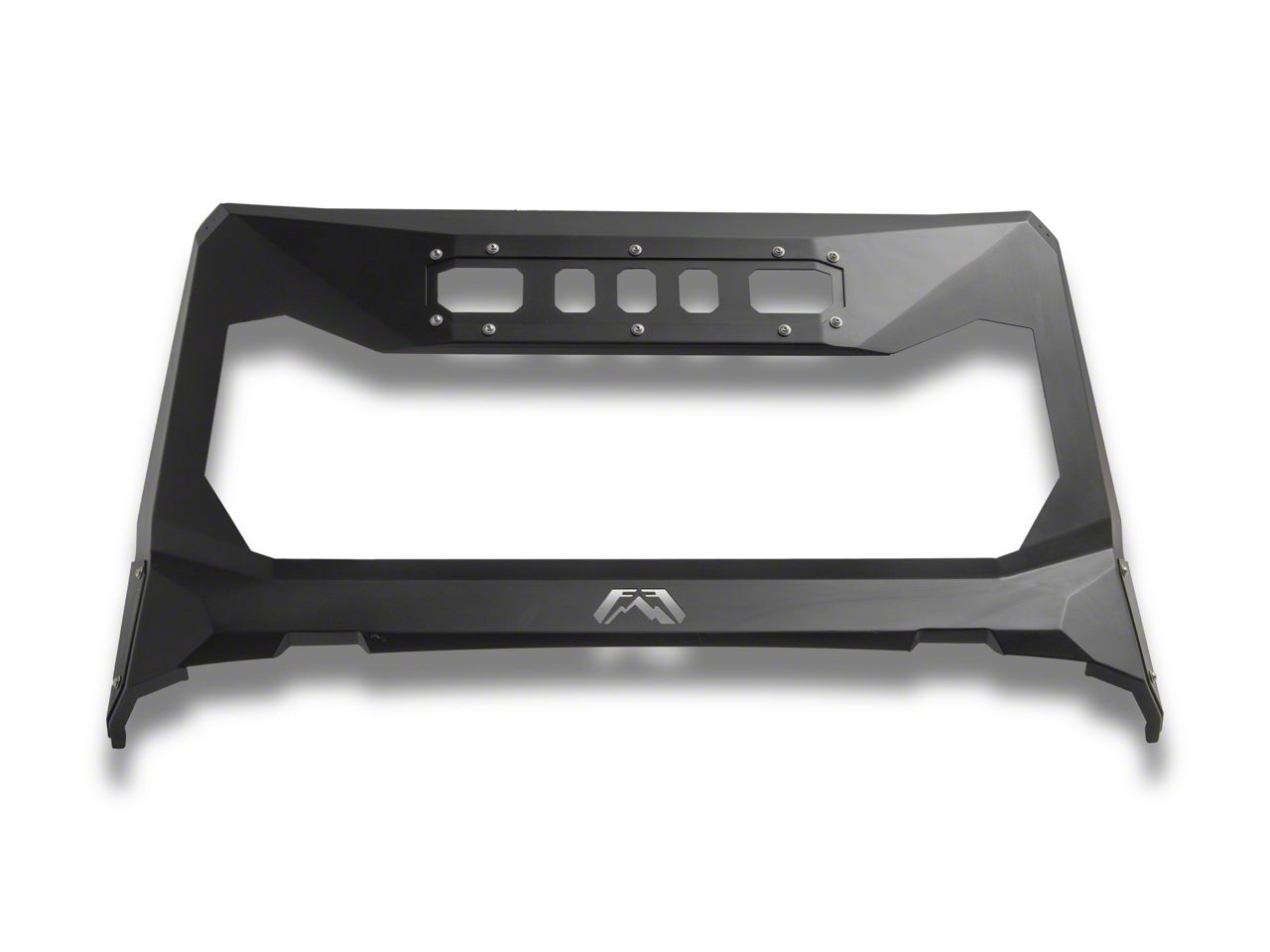 Fab Fours Jeep Wrangler ViCowl Windshield Protector; Matte Black