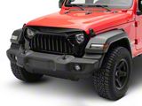 American Modified Vader Grille with Mesh; Glossy Black (18-26 Jeep Wrangler JL)