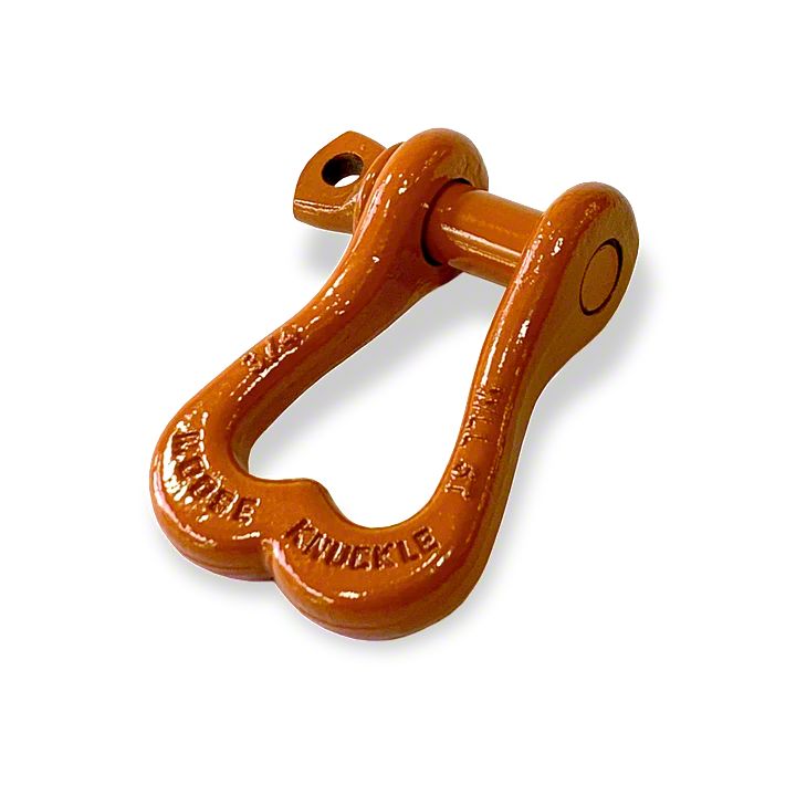 Moose Knuckle Offroad Bronco XL Shackle; Obscene Orange