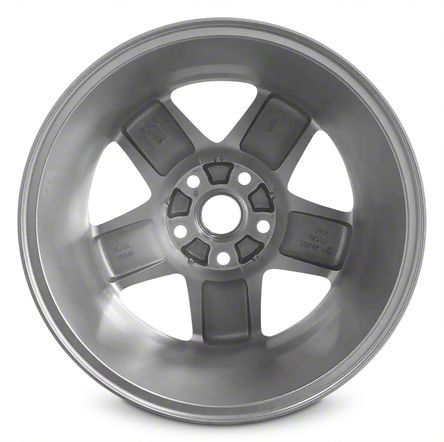 Jeep Wrangler 5-Spoke Replica Aluminum Silver Wheel; 17x7.5; 45mm