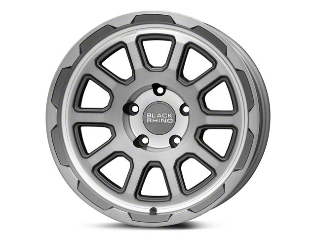 Black Rhino Jeep Wrangler Chase Brushed Gunmetal Wheel; 17x9 Black Rhino Jeep Wrangler Chase Brushed Gunmetal Wheel; 17x9